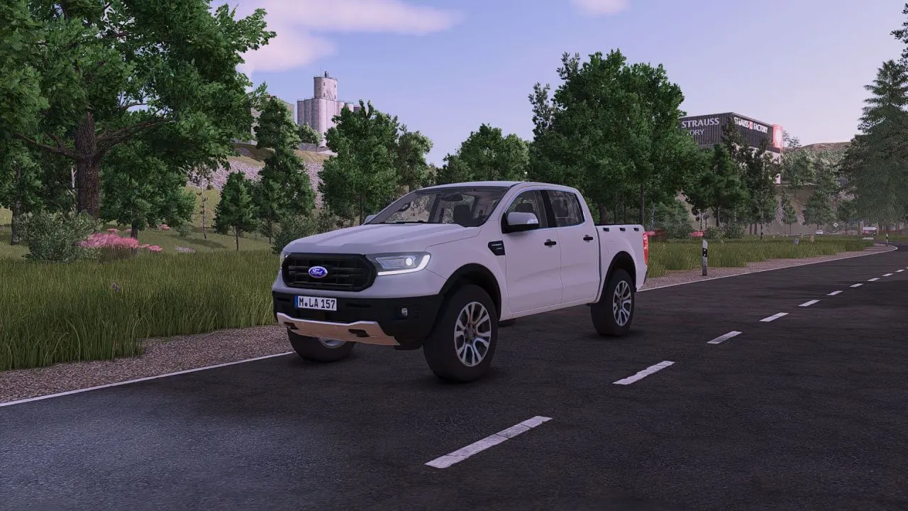 Потужний Пікап Ford Ranger 2019 для Farming Simulator 25 — 200 к.с. та 175 км/год
