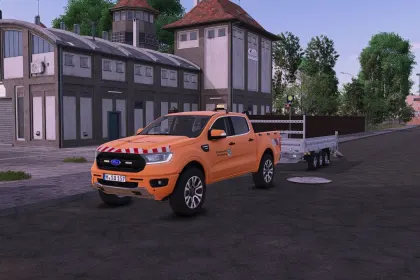 Потужний Пікап Ford Ranger 2019 для Farming Simulator 25 — 200 к.с. та 175 км/год — 4