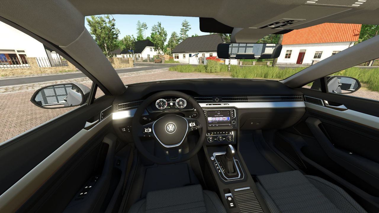 Стильний Volkswagen Passat B8 2015 — Швидке Авто для FS25 з GPS та Сигналами