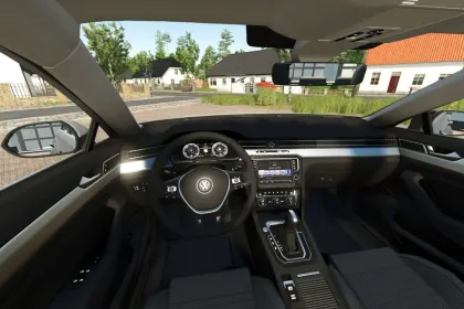 Стильний Volkswagen Passat B8 2015 — Швидке Авто для FS25 з GPS та Сигналами — 3