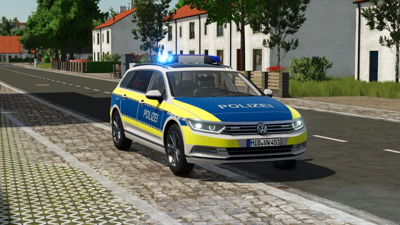 Стильний Volkswagen Passat B8 2015 — Швидке Авто для FS25 з GPS та Сигналами