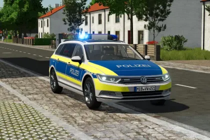 Стильний Volkswagen Passat B8 2015 — Швидке Авто для FS25 з GPS та Сигналами — 5