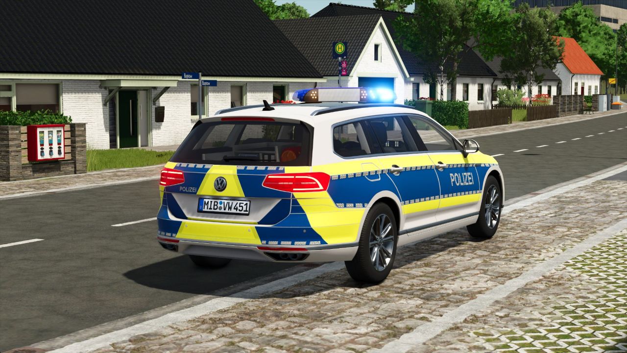 Стильний Volkswagen Passat B8 2015 — Швидке Авто для FS25 з GPS та Сигналами