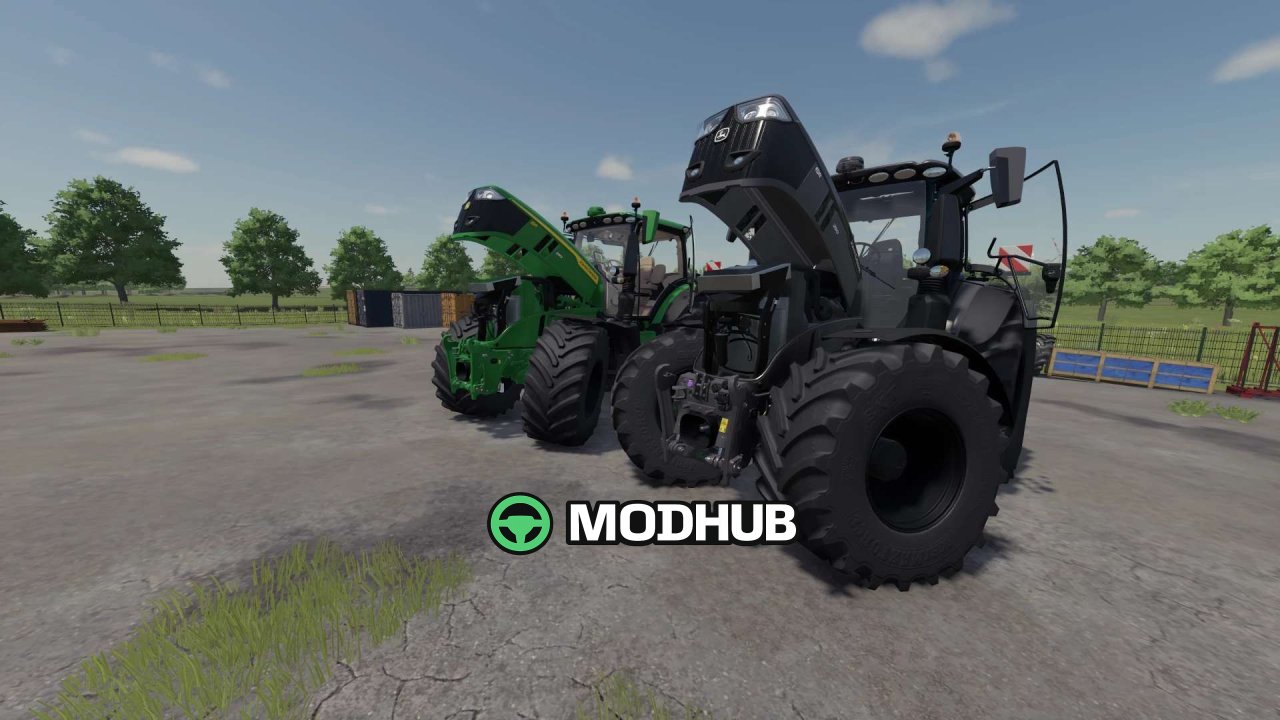 Трактор John Deere 6R Pack v1.1 для FS25