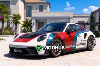 Porsche 992 GT3 RS v1.0 Mod for ETS2 — 2
