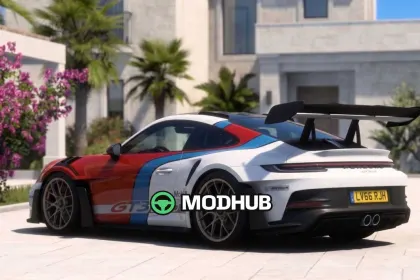 Porsche 992 GT3 RS v1.0 Mod for ETS2 — 3