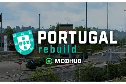 Portugal Rebuild SCS map for ETS2