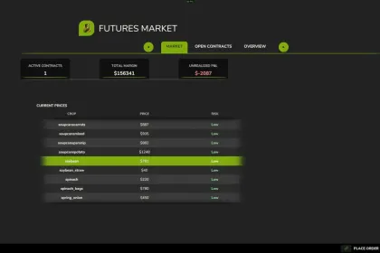 Фінансова система Futures Market для Farming Simulator 25 — 4