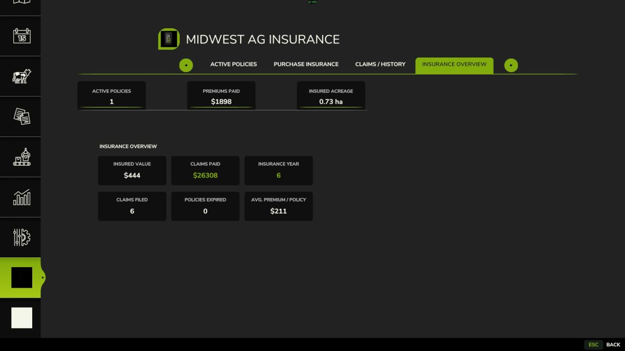 Midwest Ag Insurance «Crop Insurance» для Farming Simulator 25