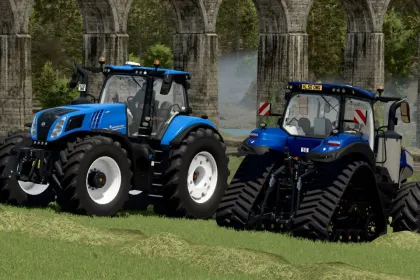Трактор New Holland T8 Genesis для Farming Simulator 25