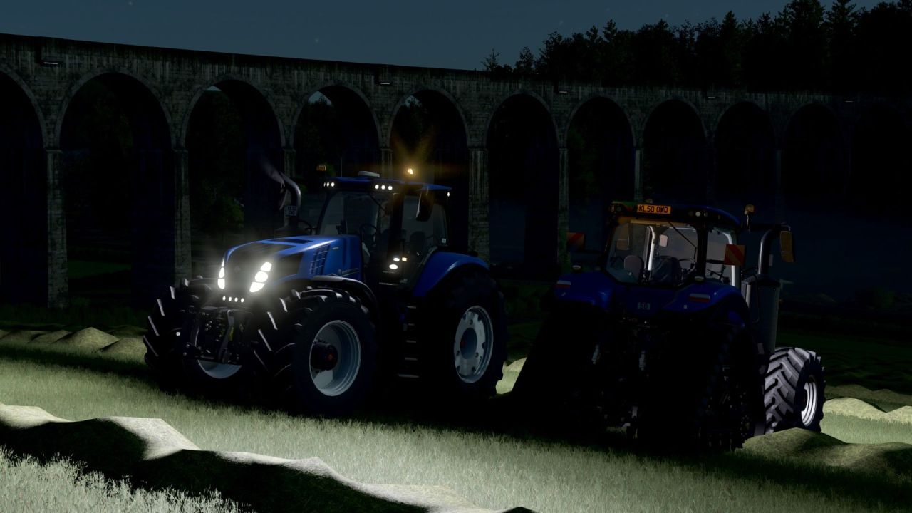 Трактор New Holland T8 Genesis для Farming Simulator 25