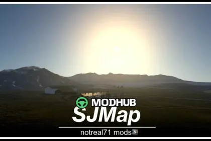 Мапа SJMap v8 1.61 для ETS2 — 3