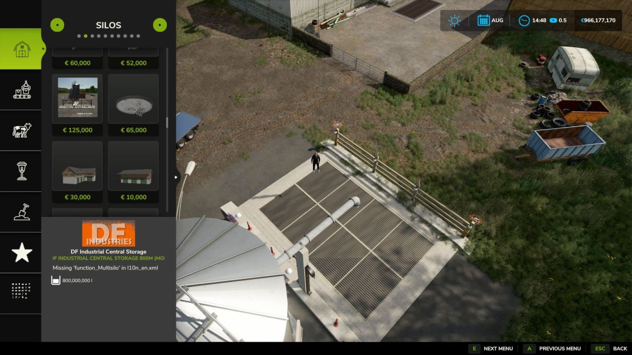 Центральний склад DF Industrie Central Warehouse v1.1.0.0 для Farming Simulator 25