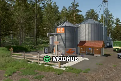 Будівля DF Industrie Central Warehouse (with clothing trigger) v1.1 для FS25