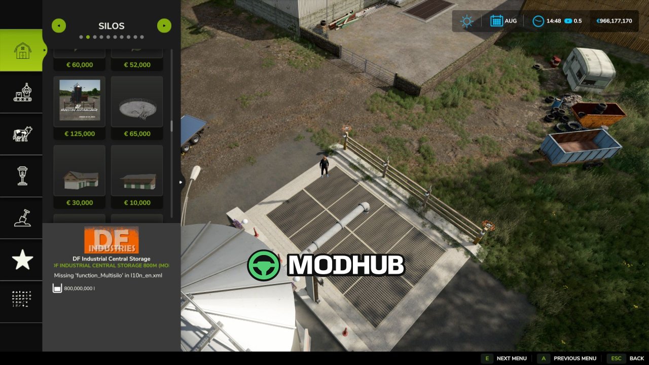 Будівля DF Industrie Central Warehouse (with clothing trigger) v1.1 для FS25