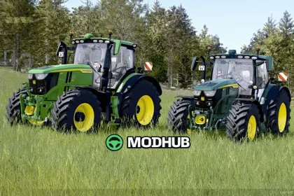 Тракторний пак John Deere 6R SLM V1.1 для FS25
