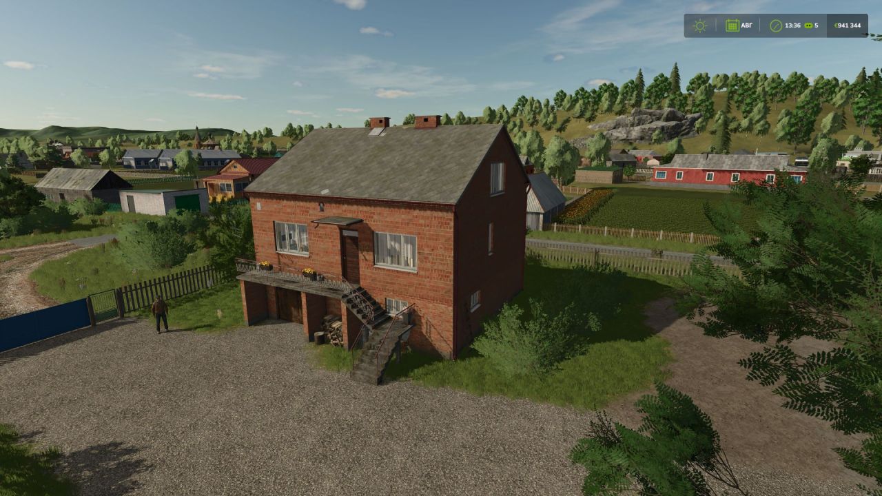 New Map Dubrovka for Farming Simulator 25 — 38 Uneven Fields and Production