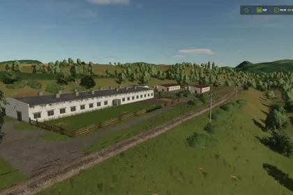 New Map Dubrovka for Farming Simulator 25 — 38 Uneven Fields and Production — 3