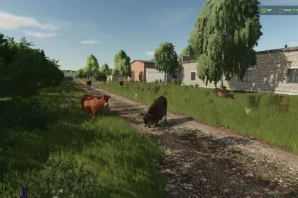 New Map Dubrovka for Farming Simulator 25 — 38 Uneven Fields and Production — 4