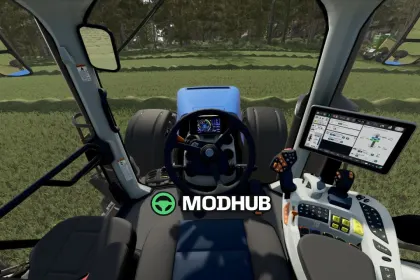 Трактор New Holland T8 Genesis V1.1 для FS25 — 3