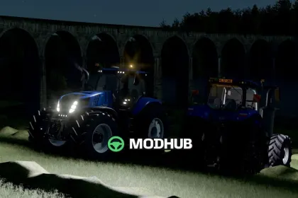 Трактор New Holland T8 Genesis V1.1 для FS25 — 4