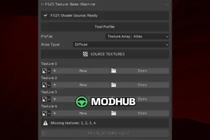 Додаток Blender Texture-Bake-Machine V1.0.0.2 для FS25