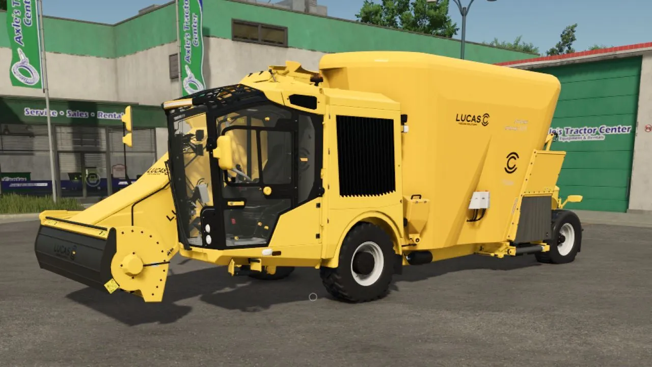 Ефективний Самохідний Кормозмішувач Lucas Autospire — Французька Якість для FS25