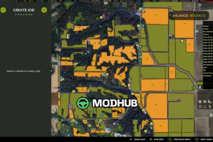 AutoDrive Hawkeye Creek V1.0 для FS25 — 2