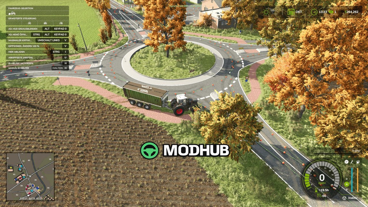Схема AutoDrive Bilk V1.0 для FS25