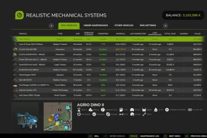 Система Realistic Mechanical Systems для Farming Simulator 25 — 2