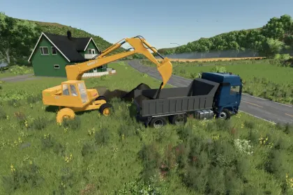 Гідравлічний екскаватор Brøyt X20 для Farming Simulator 25 — 4