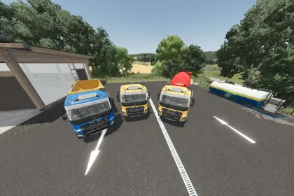Вантажівка Volvo FMX 8x6 для Farming Simulator 25