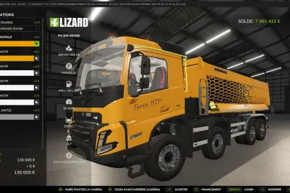 Вантажівка Volvo FMX 8x6 для Farming Simulator 25 — 2