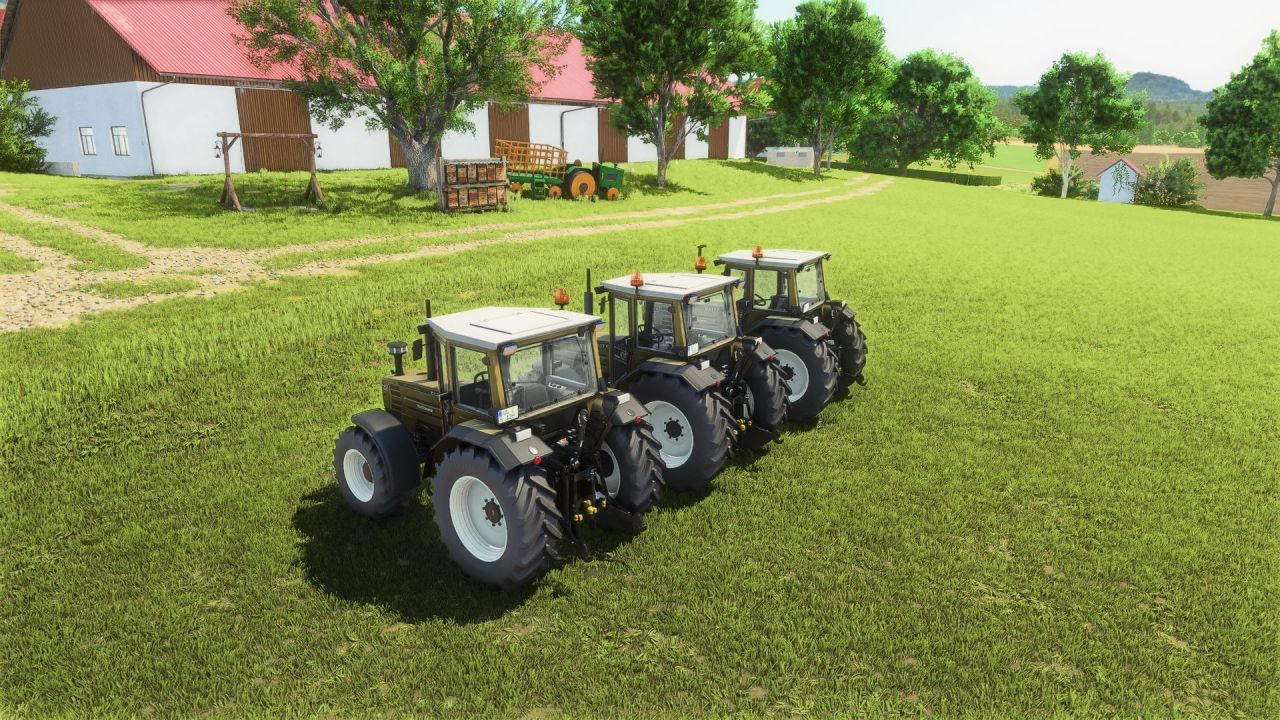 Legendarny Traktor Hürlimann Elite H4105 do Farming Simulator 25 — Konfiguracje Silnika i Ładowarka Czołowa