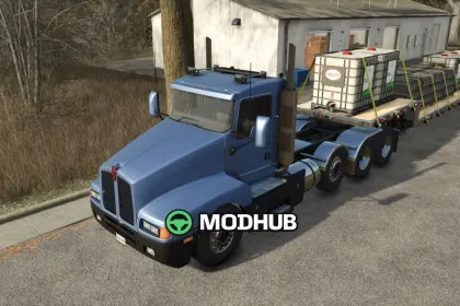 Тягач Kenworth T600 v1.1 для FS25