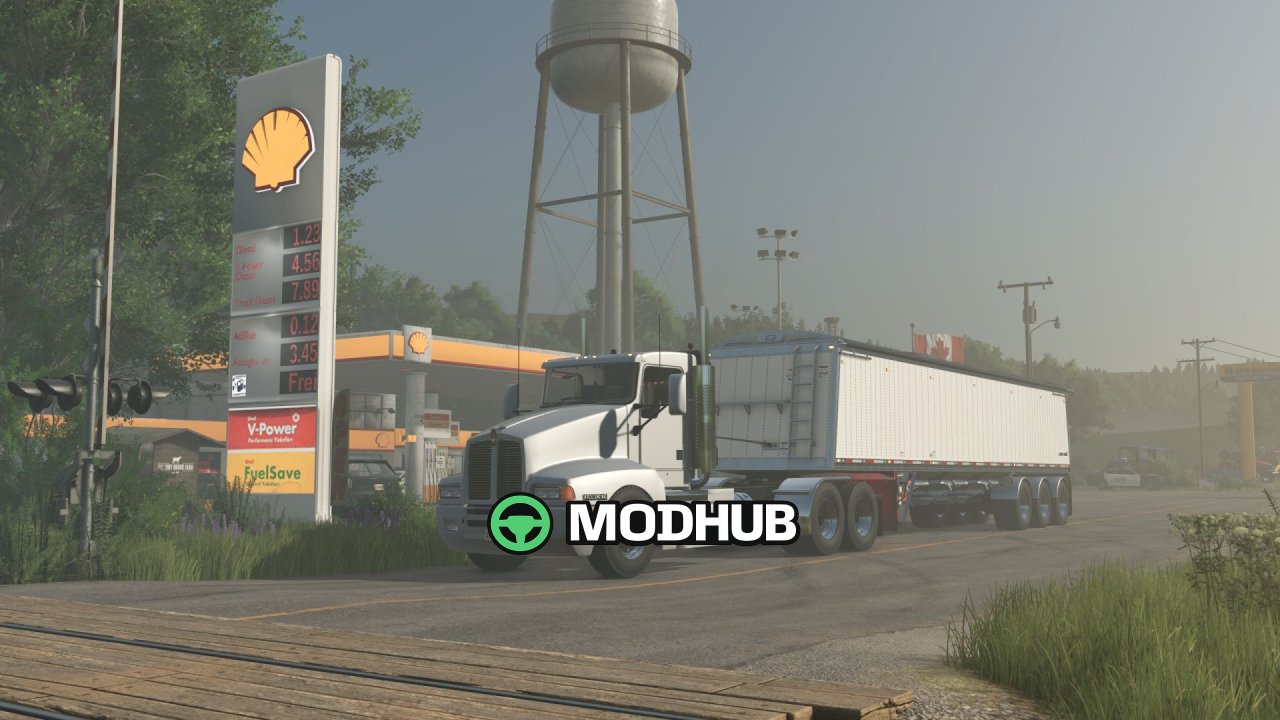 Тягач Kenworth T600 v1.1 для FS25