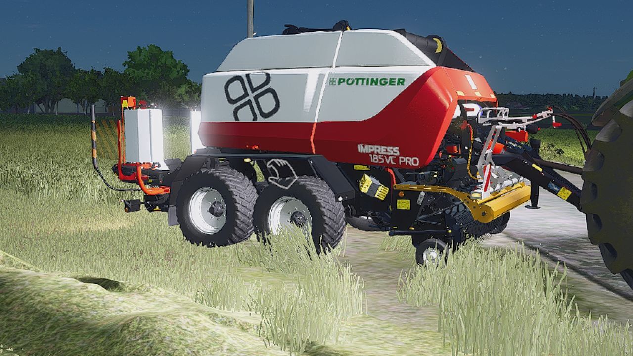 Прес-підбирач Pöttinger IMPRESS 185 VC Pro для Farming Simulator 25