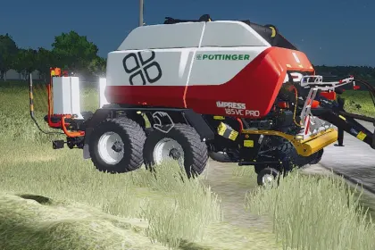 Прес-підбирач Pöttinger IMPRESS 185 VC Pro для Farming Simulator 25 — 2
