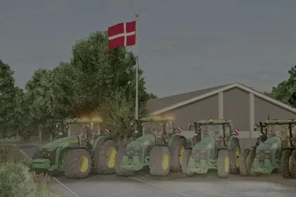 Трактор John Deere 8R Edit для Farming Simulator 25