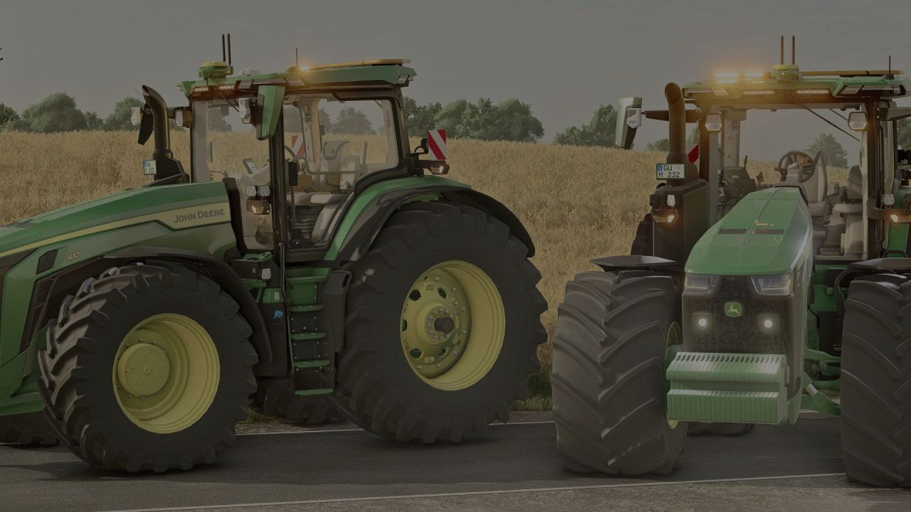 Трактор John Deere 8R Edit для Farming Simulator 25