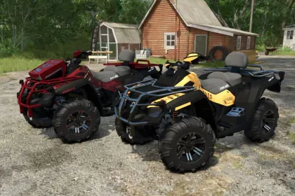 Leistungsstarker Quad Can Am Outlander 800 für Schnelle Arbeiten in Farming Simulator 25 — 1