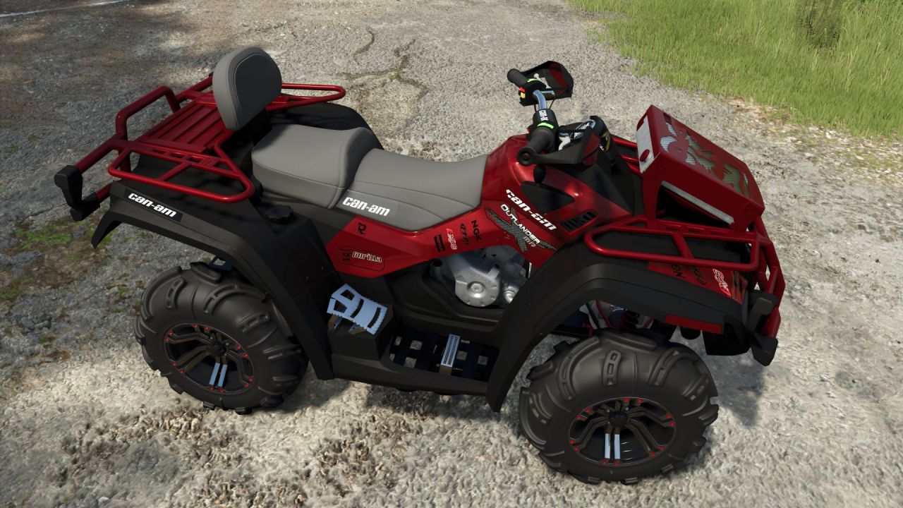 Leistungsstarker Quad Can Am Outlander 800 für Schnelle Arbeiten in Farming Simulator 25