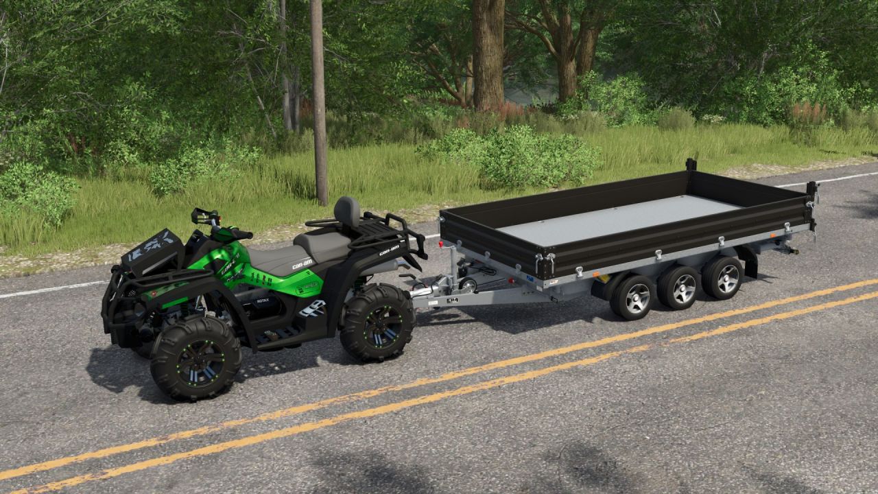 Leistungsstarker Quad Can Am Outlander 800 für Schnelle Arbeiten in Farming Simulator 25