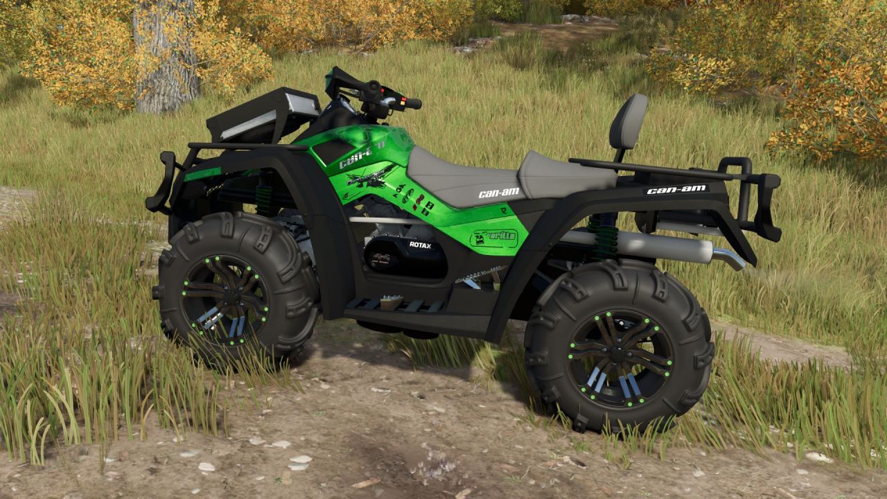 Leistungsstarker Quad Can Am Outlander 800 für Schnelle Arbeiten in Farming Simulator 25