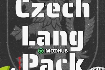 Пакет чеської мови V2.3.1 для FS25