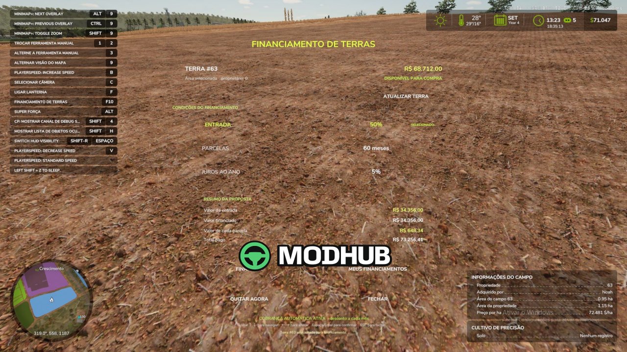 Фінансування землі V1.0 для FS25