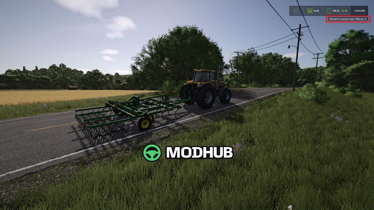 Інструмент Vehicle Recovery v1.0 для FS25