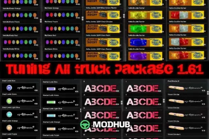 Tuning All Truck Package v1.61 für ETS2 — 2