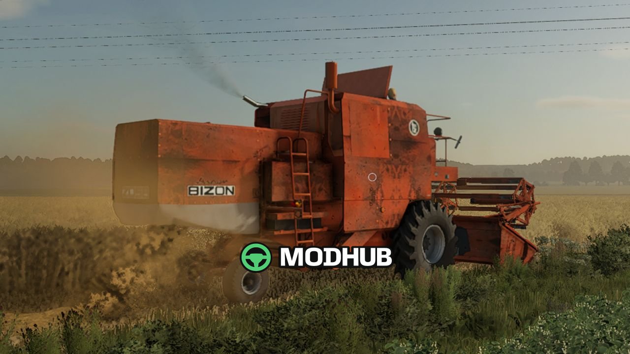 Комбайн Bizon Z056 (rusty) V1.0 для FS25
