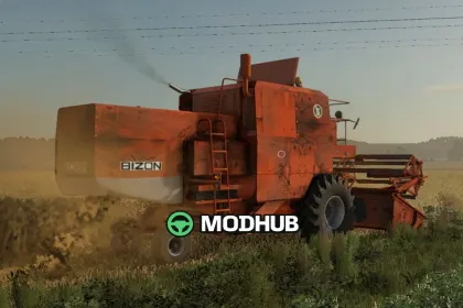 Комбайн Bizon Z056 (rusty) V1.0 для FS25 — 2